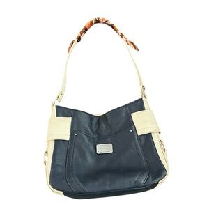 Stone Mountain Accessories Genuine Leather Hobo Shoulder Bag with Handle Scarf